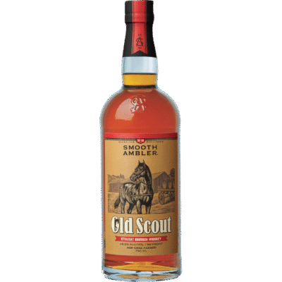 SMOOTH AMBLER OLD SCOUT is an exceptional whiskey hailing from the heart of West Virginia. This spirit features a rich flavor profile characterized by notes of caramel