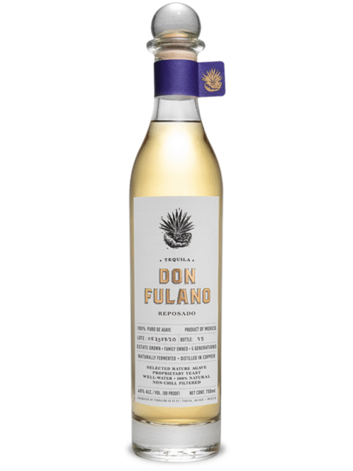 DON FULANO REPOSADO is a premium tequila hailing from the Jalisco region of Mexico. This aged spirit exhibits a smooth flavor profile with notes of caramel