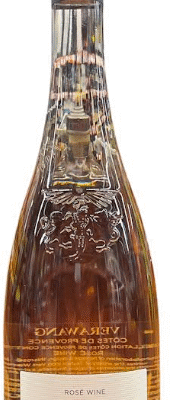 VERA WANG COTES DE PROVENCE ROSE 750ML showcases a refreshing flavor profile with notes of ripe strawberries