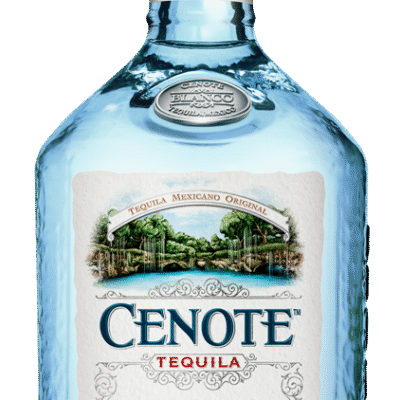 CENOTE SILVER 750ML is a premium tequila crafted from 100% blue agave sourced from the volcanic soil of Jalisco