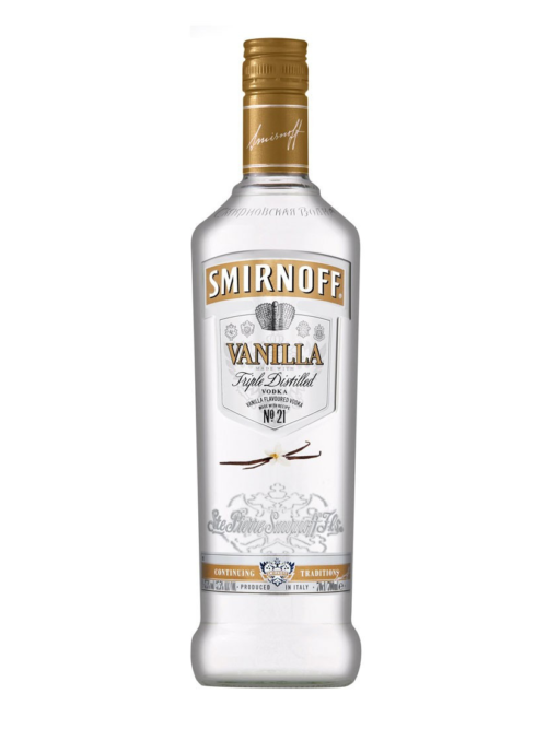 SMIRNOFF VANILLA 1L is a vodka infused with natural vanilla flavor