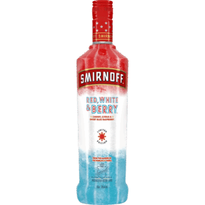 SMIRNOFF RED WHITE BERRY is a flavored vodka that combines the essence of ripe strawberries