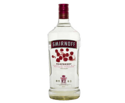 SMIRNOFF RASPBERRY 1.75L is a premium vodka infused with the essence of ripe raspberries