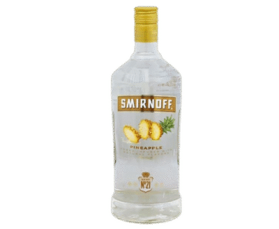 SMIRNOFF PINEAPPLE 1.75L is a versatile liquor featuring a bright