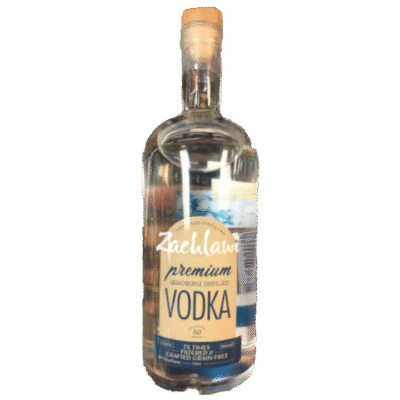 ZACHLAWI VODKA 750ML is crafted from premium grains