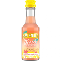 SMIRNOFF PEACH LEMONADE 1.75L is a flavored vodka that combines the juicy essence of ripe peaches with the refreshing taste of lemonade. This product is distilled in the United States