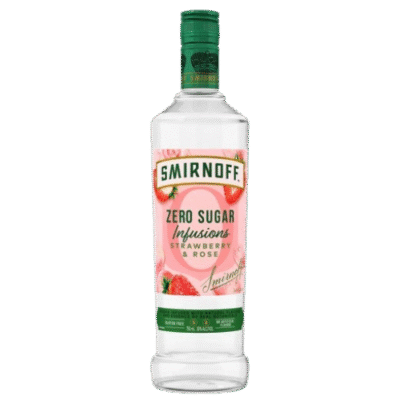 SMIRNOFF INFUSE STRAW ROSE is a unique infusion of premium vodka combined with natural flavors of strawberry and rose
