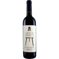 The Lewis Pasco Project Cabernet is a red wine characterized by rich flavors of dark fruit
