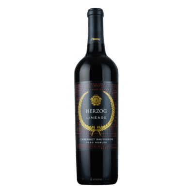 HERZOG LINEAGE CAB SAUV 750ML is a robust red wine characterized by its rich flavor profile