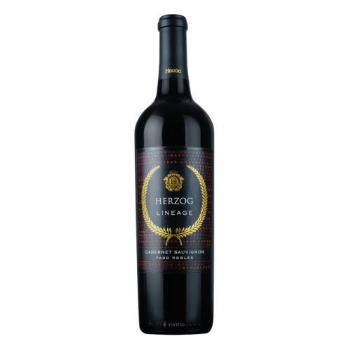 HERZOG LINEAGE CAB SAUV 750ML is a robust red wine characterized by its rich flavor profile