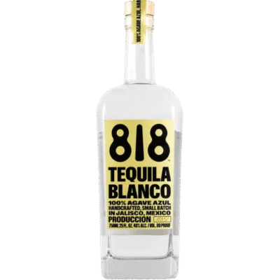 818 Tequila Blanco is a premium spirit crafted from 100% blue Weber agave