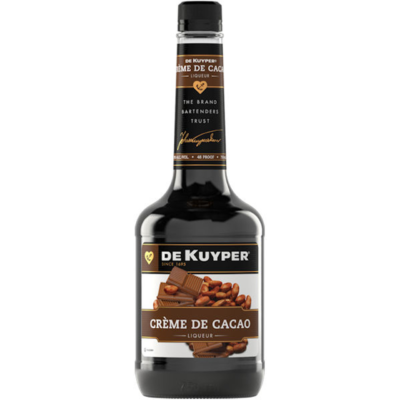 DEKUYPER CREME DE CACAO DARK 1L is a rich liqueur characterized by its deep chocolate flavor complemented by subtle notes of vanilla and spice. Originating from the Netherlands