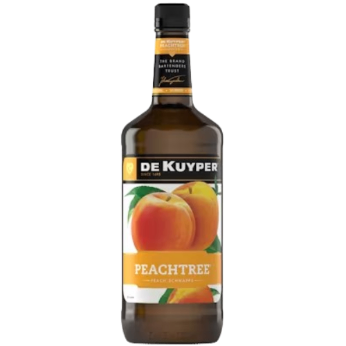 DEK Peachtree Schnapps is a fruit-flavored liqueur that offers a distinct peach flavor profile with a sweet and smooth finish. Originating from Europe