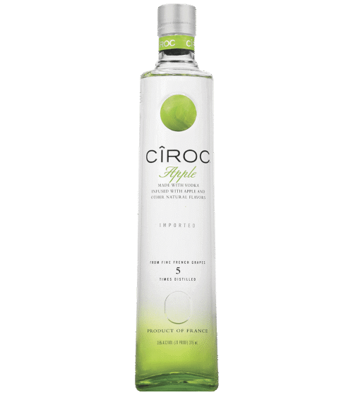 CIROC APPLE 375ML is a premium vodka infused with the crisp essence of apple