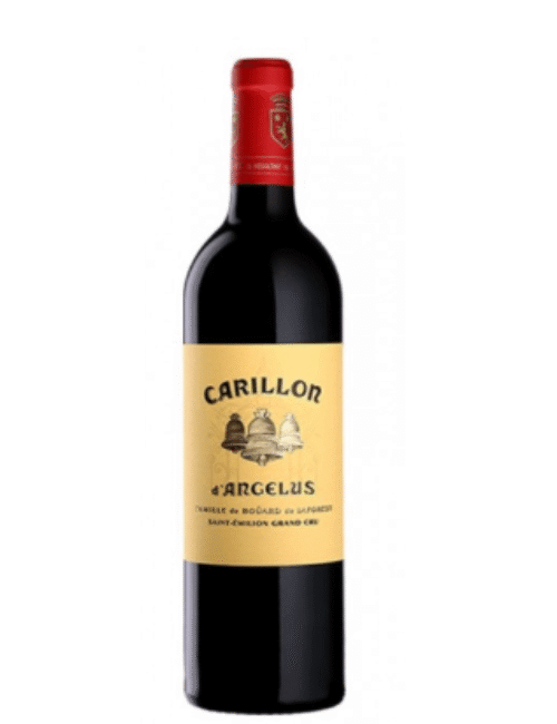 LE CARILLON D'ANGELUS 750ML is a distinguished wine hailing from the renowned Bordeaux region of France. This blend offers a rich flavor profile characterized by ripe red fruits