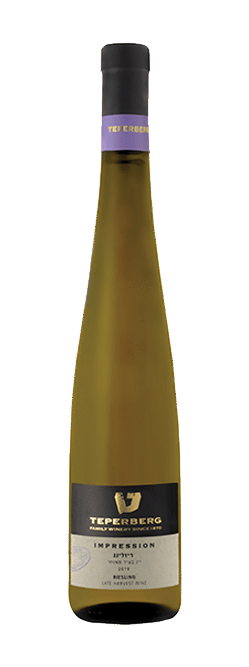 TEPERBERG RIESLING IMPRESSION is a crisp and refreshing white wine hailing from the renowned vineyards of Israel. It features notes of green apple and peach