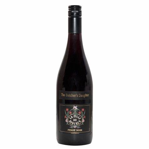 THE BUTCHER'S DAUGHTER PINOT NOIR showcases a classic flavor profile with notes of cherry