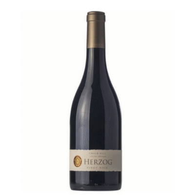 HERZOG SR CHALK HILL PINOT NOIR 750ML is a refined red wine from the Chalk Hill region of California. It showcases a delicate balance of bright cherry and raspberry flavors