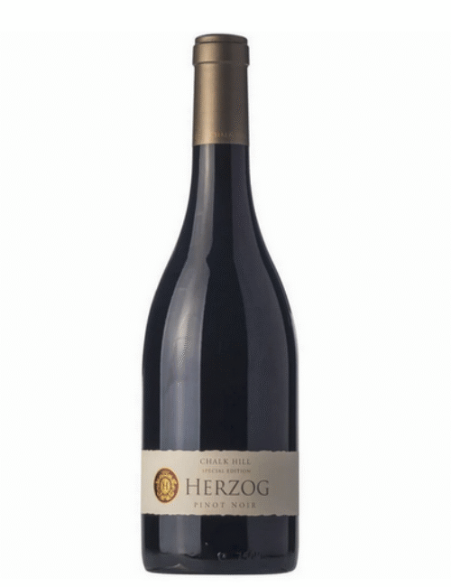 HERZOG SR CHALK HILL PINOT NOIR 750ML is a refined red wine from the Chalk Hill region of California. It showcases a delicate balance of bright cherry and raspberry flavors
