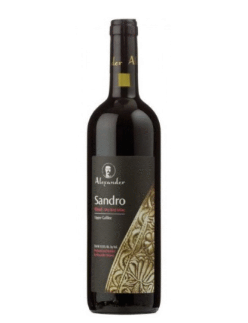 ALEXANDER SANDRO 750ML is a robust beverage characterized by its complex flavor profile featuring notes of ripe fruits