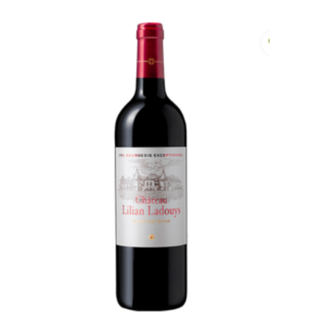 mhpcmhpctegl-Adobe-Express-file-74 CH LILIAN LADOUYS 750ML is a robust wine hailing from the Saint-Estèphe region of Bordeaux