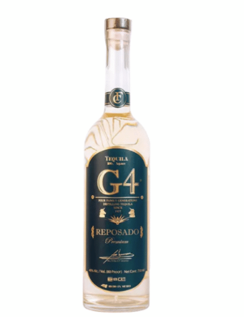 G4 Tequila Reposado is crafted in Jalisco