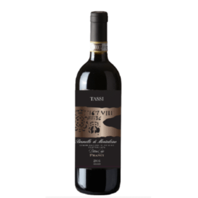 TASSI BRUNELLO DI MONTALCINO 2016 is a full-bodied red wine crafted from Sangiovese grapes