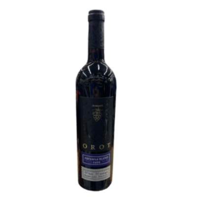 OR HAGANUZ OROT ASPAMYA RED BLEND is a distinguished wine sourced from the esteemed vineyards of Israel's Upper Galilee region. This blend showcases a rich and complex flavor profile with notes of dark fruits