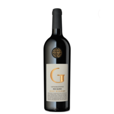 The 1848 Generations Dry Red is a distinctive wine that showcases rich flavors of dark berries and subtle oak undertones