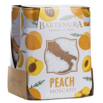 Bartenura Peach Moscato Cans deliver a refreshing blend of sweet