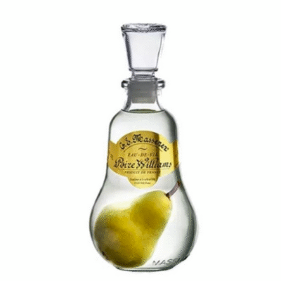 MASSENEZ Pear in a Bottle Brandy is a premium liquor from the Alsace region of France