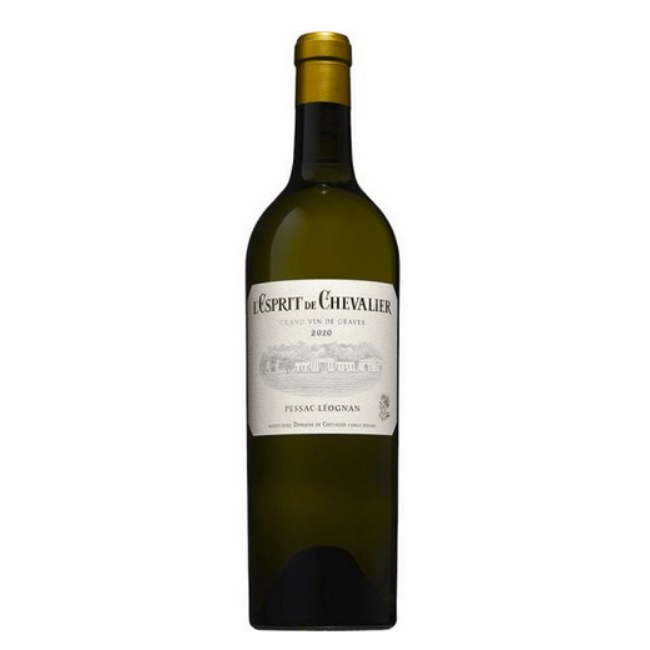 mjg1mjg1bjoa-272711 L'ESPRIT DE CHEVALIER WHITE KOSHER 750ML is a crisp