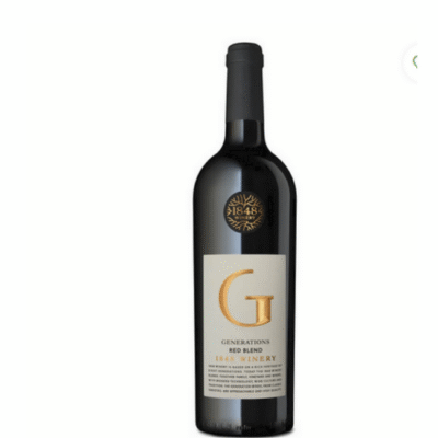 The 1848 Generations Reserve Blend is a meticulously crafted wine showcasing a harmonious fusion of ripe berries
