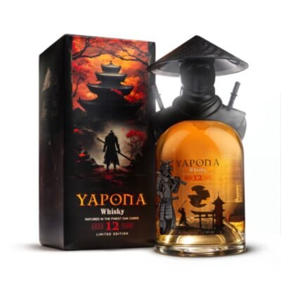YAPONA 12 YR WHISKY is a premium liquor that showcases rich flavors with notes of vanilla