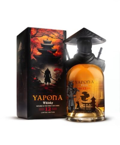 YAPONA 12 YR WHISKY is a premium liquor that showcases rich flavors with notes of vanilla