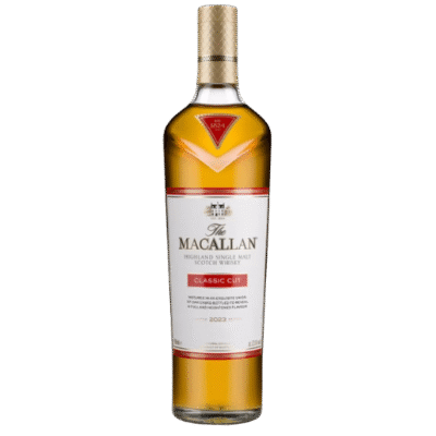 MACALLAN CLASSIC CUT 750ML is a rich single malt Scotch whisky known for its robust flavor profile. Hailing from the Speyside region of Scotland