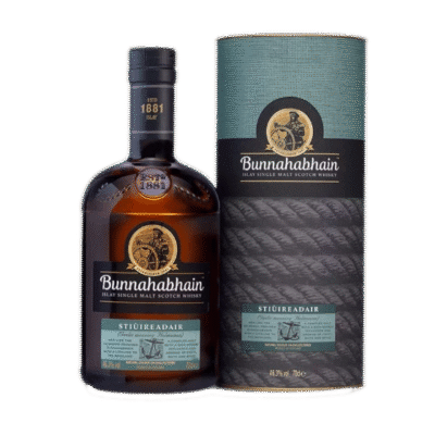 Bunnahabhain Stiuiread is a Scotch whisky characterized by its rich and complex flavor profile