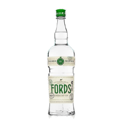 FORDS GIN 750ML is a London Dry gin renowned for its balanced flavor profile. It features a blend of traditional botanicals such as juniper