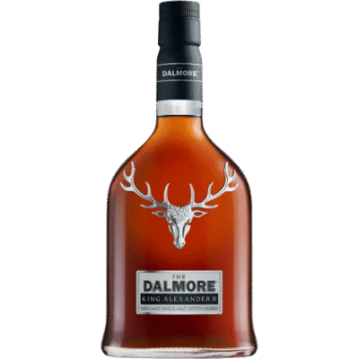 DALMORE KING ALEXANDER 750ML is a premium Scotch whisky from the Highland region of Scotland. It features a rich flavor profile