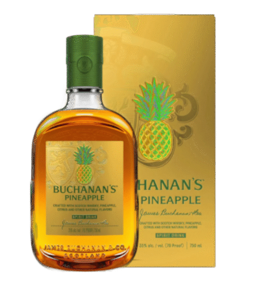 BUCHANANS SCOTCH PINEAPPLE 750ML is a unique blend that combines the rich