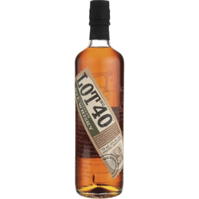 LOT 40 RYE 750ML is a Canadian rye whisky hailing from the heart of Ontario. It is characterized by a robust flavor profile featuring rich spices