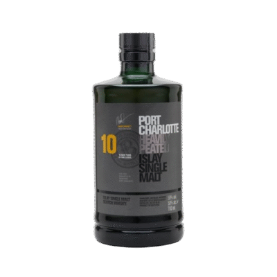 BRUICHLADDICH PORT CHARLOTTE is a single malt Scotch whisky from the Isle of Islay