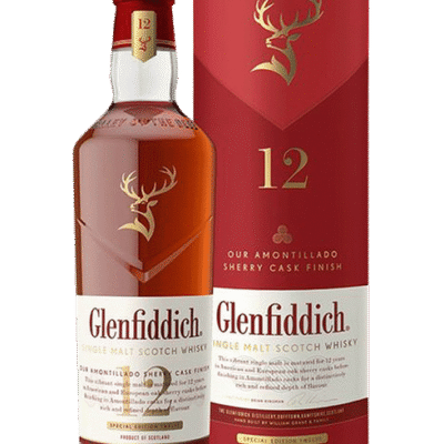 GLENFIDDICH SM 12YR SHERRY CASK is a premium single malt whisky from the Speyside region of Scotland. Aged for 12 years in sherry casks