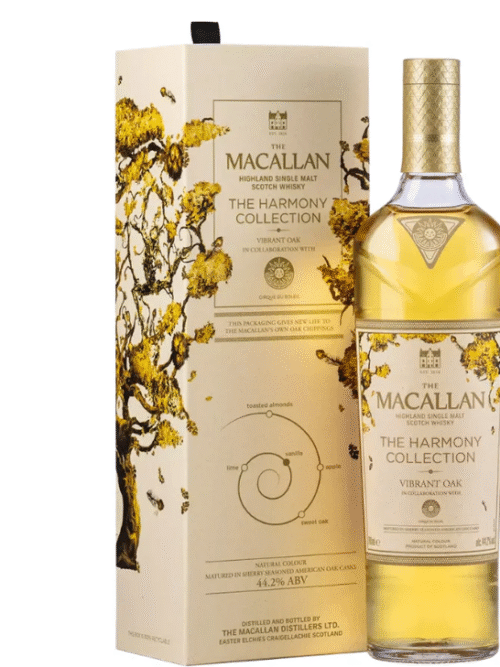 <p>The Macallan Harmony Vibrant Oak is a single malt whisky known for its rich flavor profile characterized by notes of vanilla