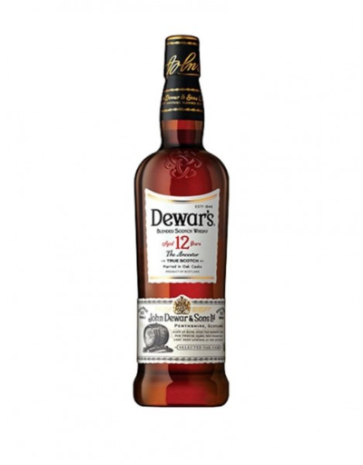 DEWARS 12 YR. is a blended Scotch whisky hailing from Scotland