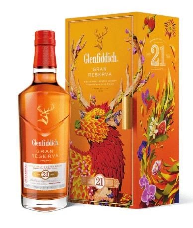 GLENFIDDICH SINGLE MALT 21 YR is a premium Scotch whisky hailing from the Speyside region of Scotland. Known for its rich and complex flavors