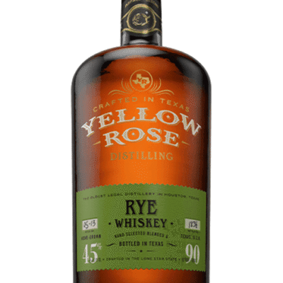 Yellow Rose Rye Whiskey is a premium product from Houston
