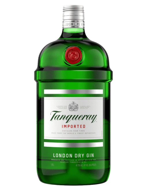 TANQUERAY GIN 1.75L is a classic London Dry gin known for its crisp