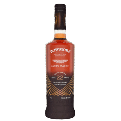 BOWMORE ASTON MARTIN is a premium single malt Scotch whisky from the Islay region