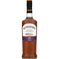 BOWMORE 18 YR OLD is a single malt Scotch whisky from the Islay region of Scotland